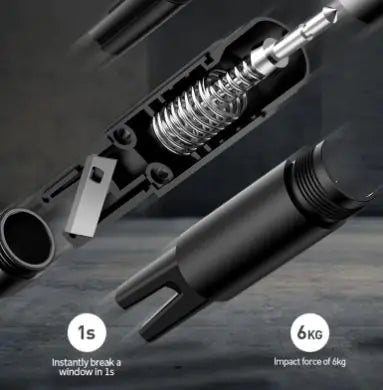 RoadCore Safety Hammer & Emergency Tool